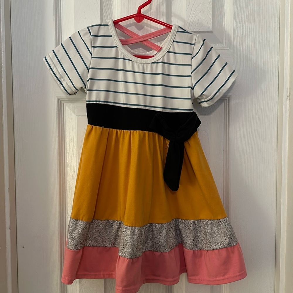 Little girls back to school dress
